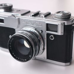 KIEV 4A 35mm RF camera with Jupiter 8m 2/50mm lens. Serviced. s/n 5918979