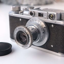 Zorki 1 Soviet Rangefinder Camera 35mm industar 22 50mm Leica Copy s/n 5507341