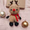Reindeer Toy Christmas Reindeer Crochet Reindeer Stuffed Toys Animals Plush Toys Christmas Gift Hom 1