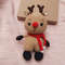 Reindeer Toy Christmas Reindeer Crochet Reindeer Stuffed Toys Animals Plush Toys Christmas Gift Hom 2