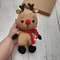 Reindeer Toy Christmas Reindeer Crochet Reindeer Stuffed Toys Animals Plush Toys Christmas Gift Hom 3