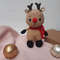 Reindeer Toy Christmas Reindeer Crochet Reindeer Stuffed Toys Animals Plush Toys Christmas Gift Hom 7