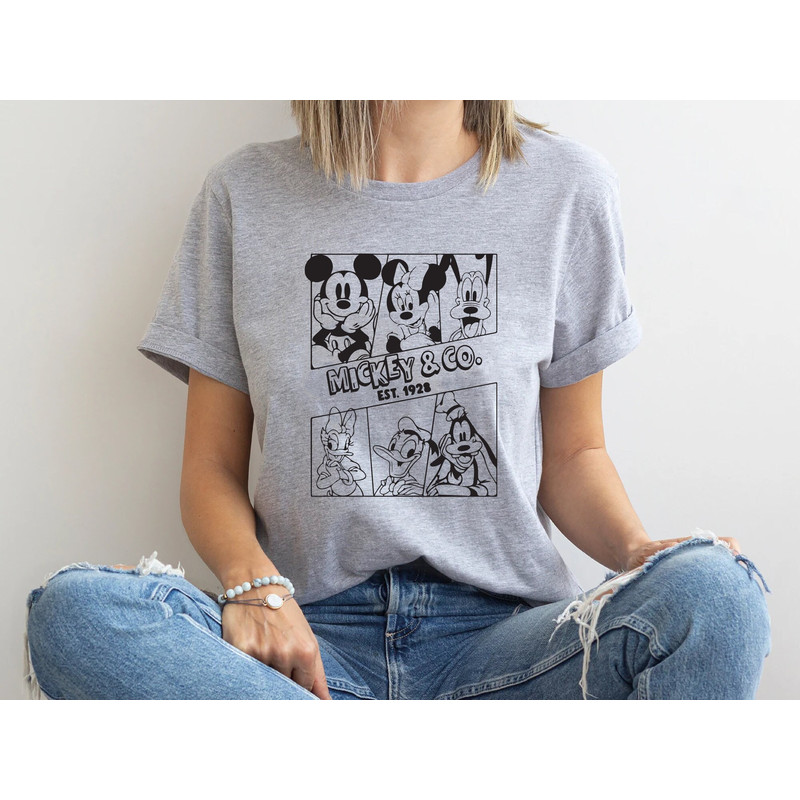 Mickey & Co Est. 1928 Shirt, Disney World Shirt For Groups, Family Vacation Sweatshirt, Family Trip Shirt, Magic Kingdom, Mickey shirt.jpg