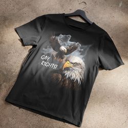 gay rights bald eagle t-shirt 1
