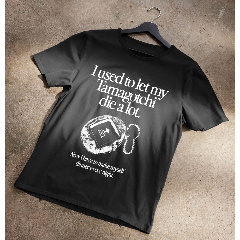 GOTH EDITION I Used To Let My Tamagotchi Die A Lot T-Shirt.jpg
