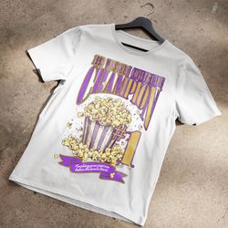 world champion popcorn eater t-shirt
