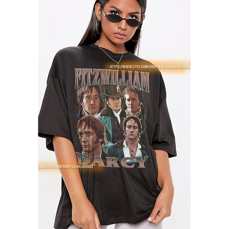 Fitzwilliam Darcy Vintage Unisex Shirt, Vintage Fitzwilliam Darcy TShirt Gift For Him and Her , Fitzwilliam Darcy 90s retro graphic tee.jpg