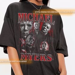michael myers vintage unisex shirt, vintage michael myers tshirt gift for him and her , michael myers 90s retro design g