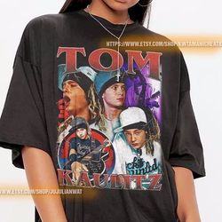 tom kaulitz vintage unisex shirt, vintage tom kaulitz tshirt gift for him and her , tom kaulitz tokio hotel 90s retro de
