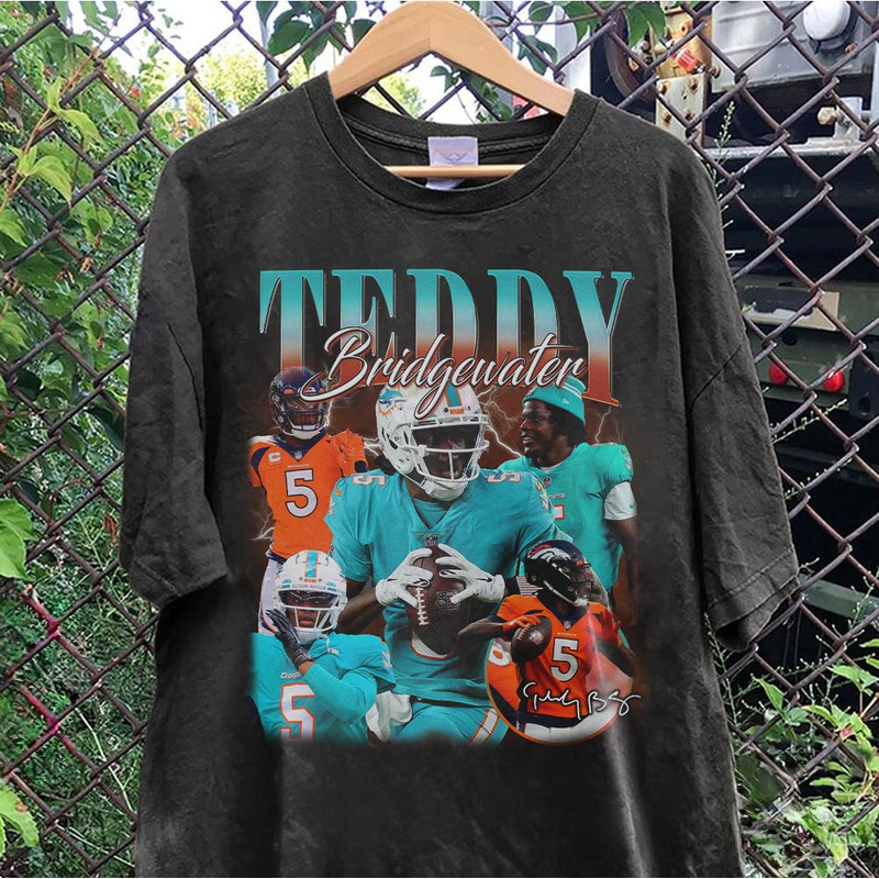 Vintage 90s Graphic Style Teddy Bridgewater T-Shirt, Teddy Bridgewater Shirt, Miami Football Shirt, Vintage Oversized Sport Shirt Sweatshirt.jpg