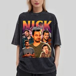 nick miller shirt -nick miller homage vintage tshirt, nick miller retro shirt, nick miller retro sweatshirt, nick miller