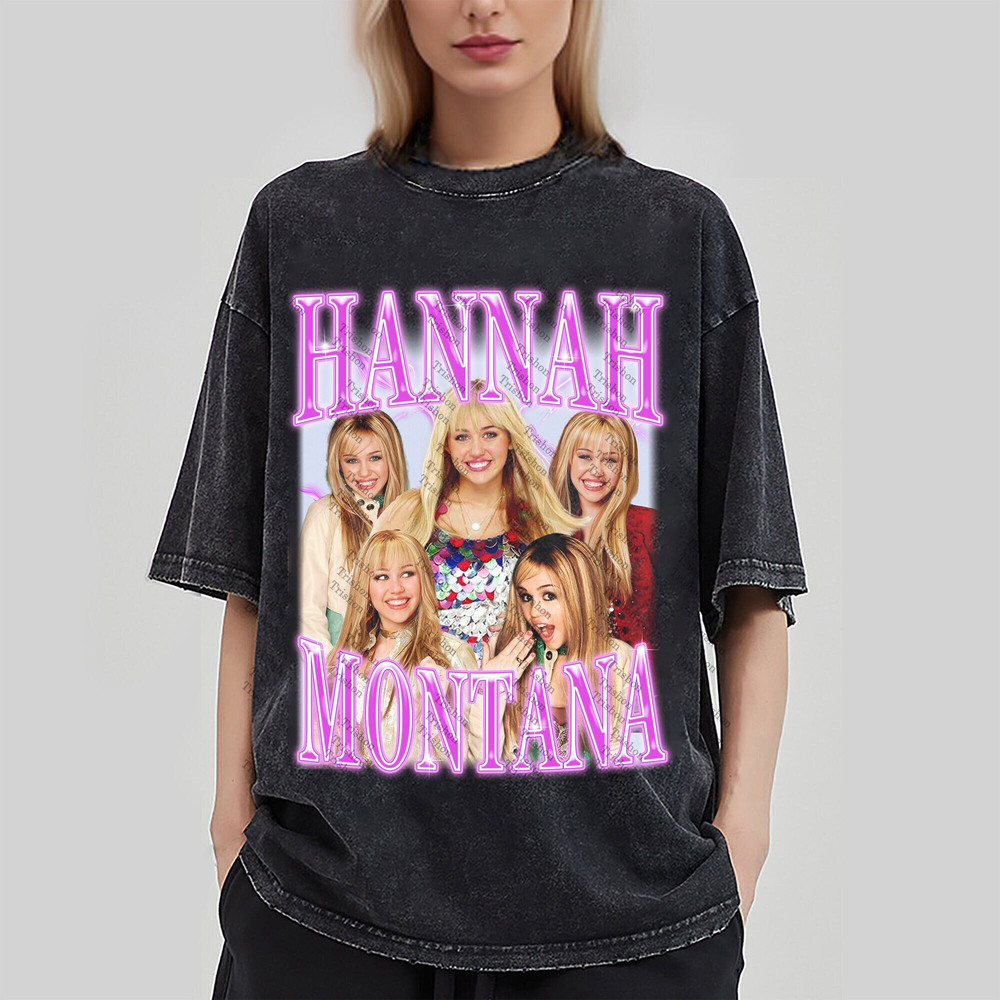 Retro Hannah Montana Shirt -Hannah Montana Vintage Shirt,Hannah Montana T shirt,Hannah Montana Crewneck,Hannah Montana Sweatshirt,90s Tshirt.jpg