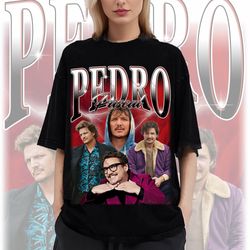 retro pedro pascal shirt-pedro pascal crewneck, pedro pascal sweatshirt, pedro pascal hoodie, pedro pascal 90s shirt, pe