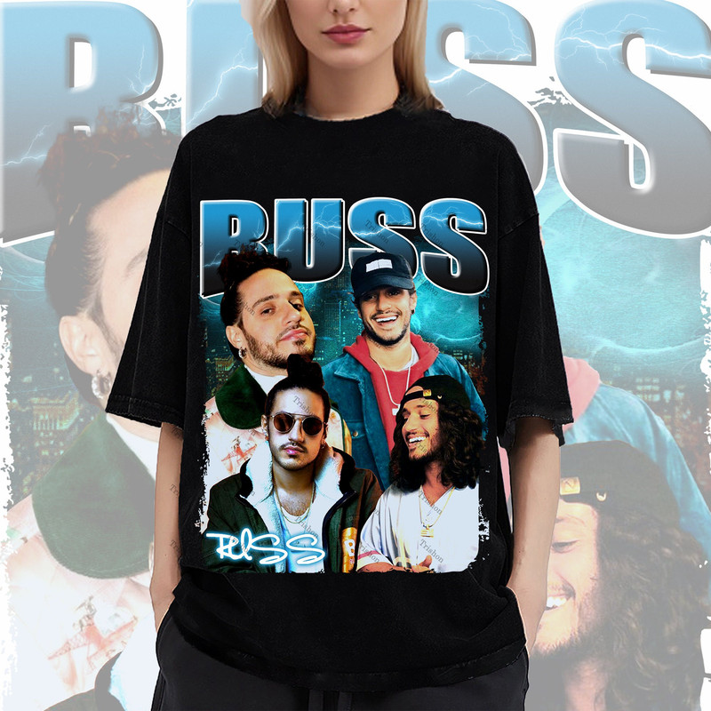 Russ Vintage Washed T-Shirt, Princess of Pop Homage Graphic Unisex Sweatshirt, Bootleg Retro 90's Fans Hoodie, Gift for Russ fan.jpg