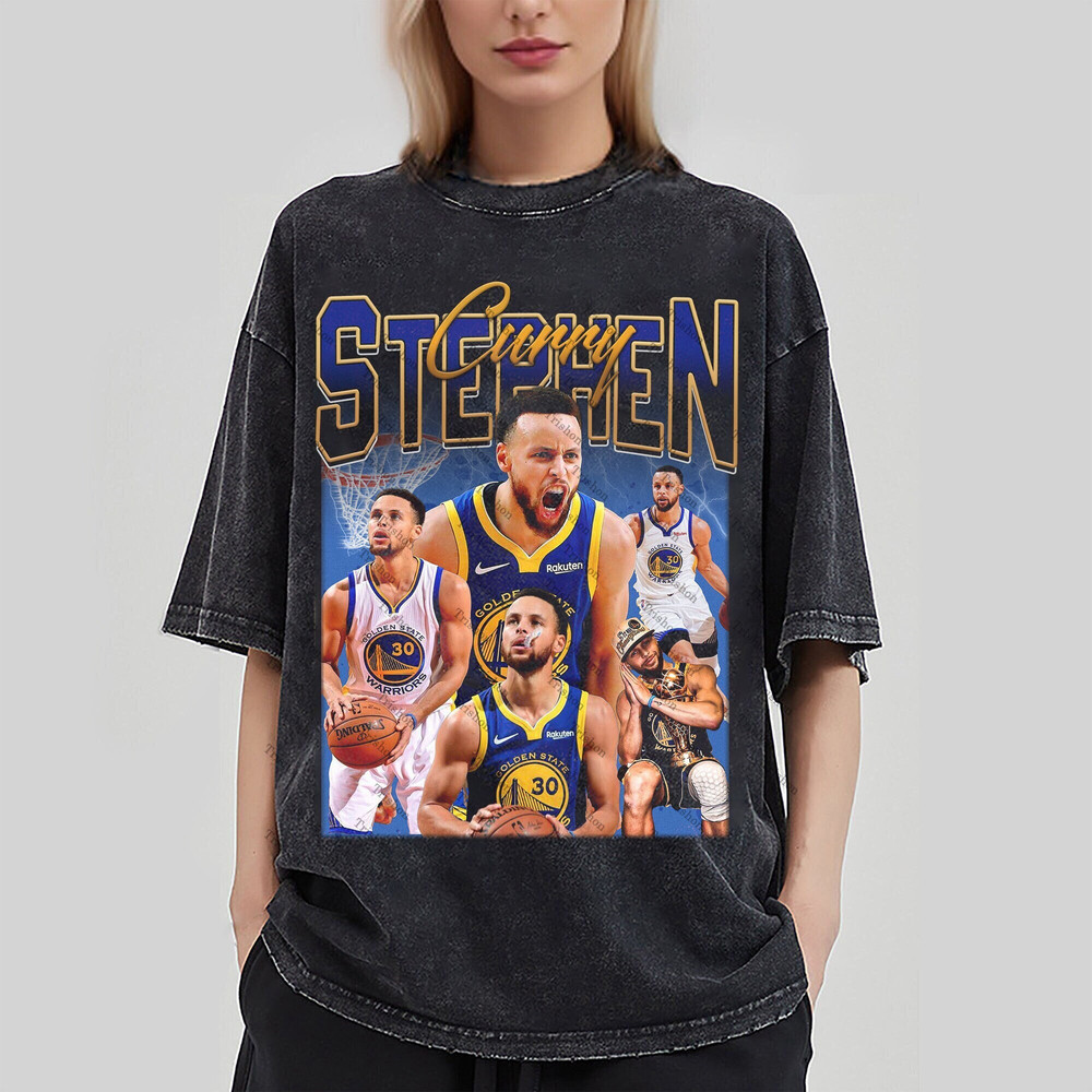 Stephen Curry NBA Vintage Washed T-Shirt,Stephen Curry Homage Graphic Sweatshirt,NBA Hoodie,Retro 90's Fans Hoodie,Golden State Warriors.jpg