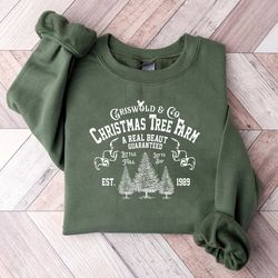 griswold christmas sweatshirt, griswold co sweater, family vacation ,xmas family christmas, christmas tree farm sweatshi