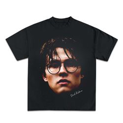 david kushne unisex face shirt graphic tee, hip hop shirt, music shirt, greatest rappers, gift for him, gift for her pop