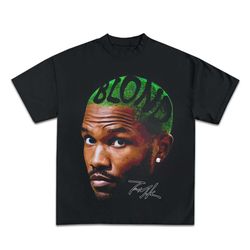 frank ocean t-shirt  rap tee concert merch album cover graphic  blond odd future jumbo face rare vintage