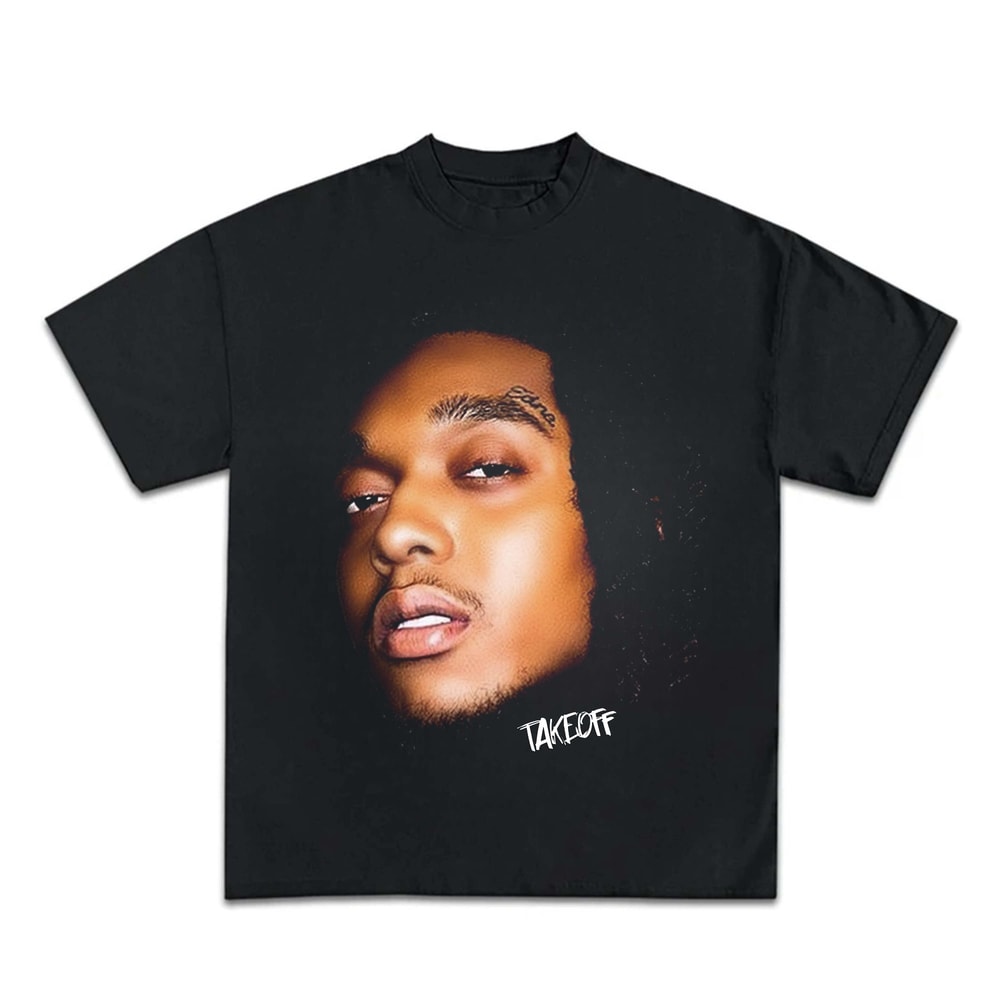 RIP Takeoff Face Shirt Beautiful Mind Shirt Rap Tee Rare Face Graphic Travis Drake Cactus Jack rap tee.jpg