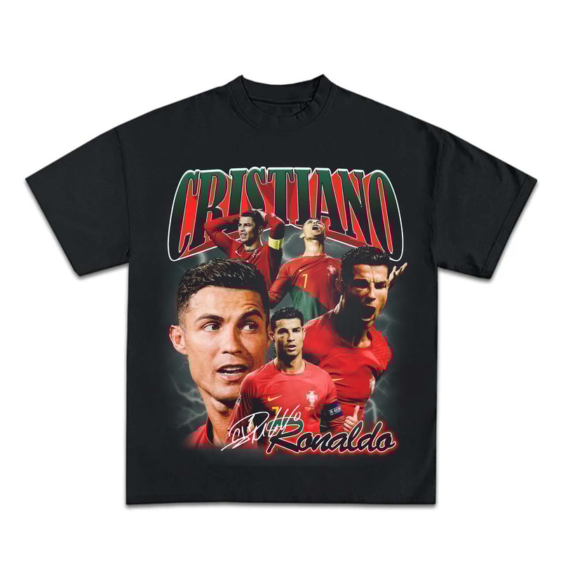 Cristiano Ronaldo T-Shirt Bootleg T-Shirt Printable Bootleg T-Shirt Football.jpg