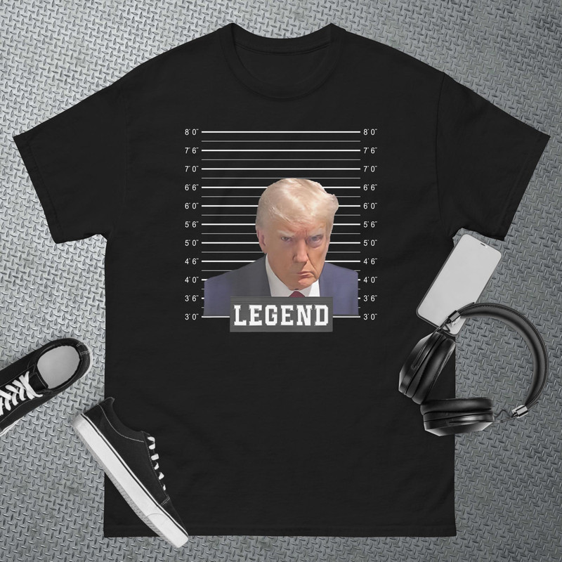 Free Donald Trump mug shot republican president MAGA 2024 T-Shirt.jpg
