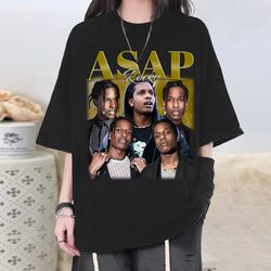asap rocky vintage shirt, asap rocky graphic unisex hoodie, asap rocky retro 90s fans gift, retro shirt, trendy shirt