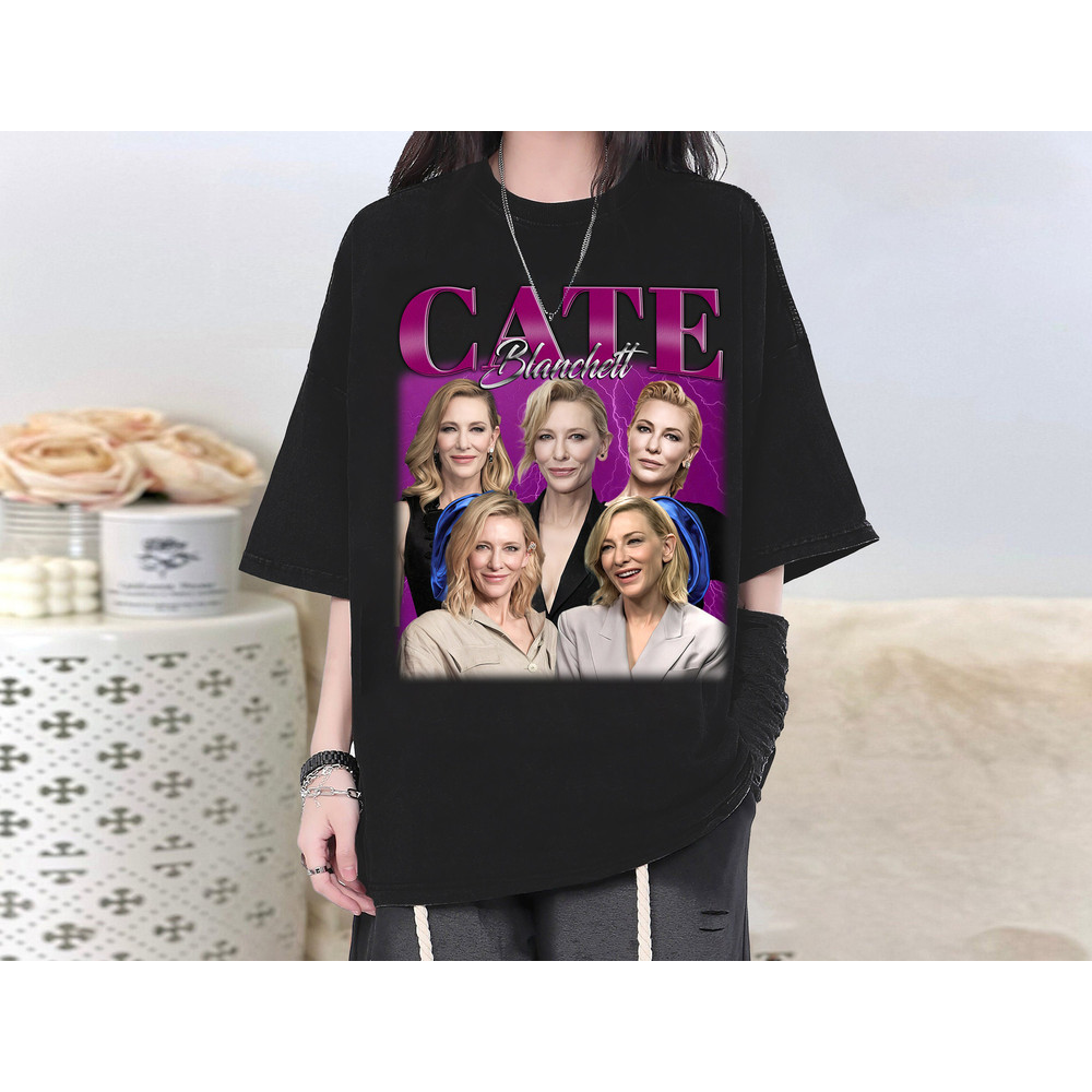 Cate Blanchett T-Shirt, Cate Blanchett Shirt, Cate Blanchett Tees, Cate Blanchett Homage, Classic T-Shirt, Vintage Shirt, Gifts Men.jpg