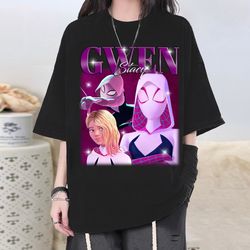 gwen stacy t-shirt, gwen stacy shirt, gwen stacy tees, gwen stacy homage, actor t-shirt, famous t-shirt, super star shir