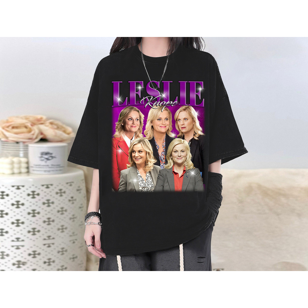 Leslie Knope T-Shirt, Leslie Knope Shirt, Leslie Knope Tees, Leslie Knope Homage, Famous T-Shirt, Super Star Shirt, Character Shirt.jpg