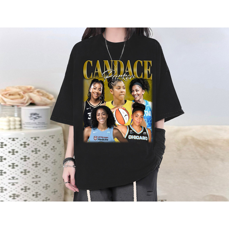 Limited Candace Parker Character T-Shirt, Candace Parker Tee, Candace Parker Hoodie, Candace Parker Sweater, Black And Gray T-Shirt.jpg