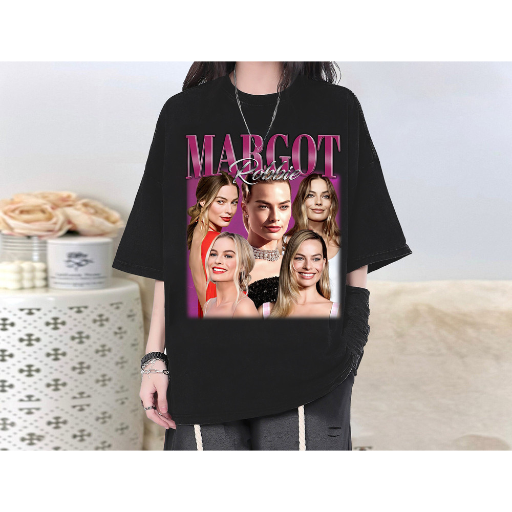 Margot Robbie Retro T-Shirt, Margot Robbie Unisex Sweater, Margot Robbie Hoodie, Margot Robbie Movie Tee, Cult Movie T-Shirt, Vintage TShirt.jpg