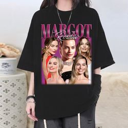 margot robbie retro t-shirt, margot robbie unisex sweater, margot robbie hoodie, margot robbie movie tee, cult movie t-s