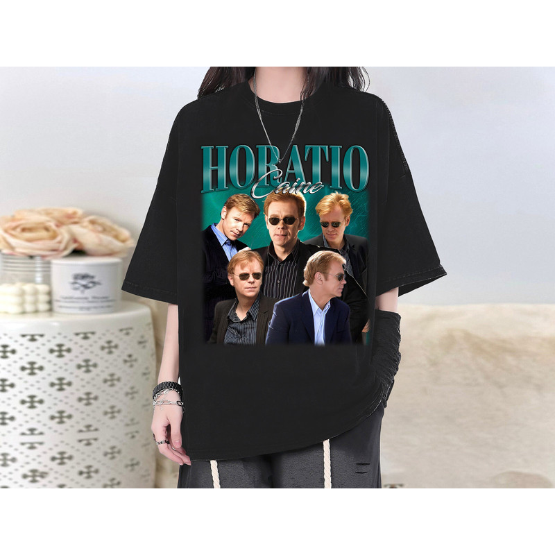 Retro Horatio Caine Character T-Shirt, Horatio Caine Tee, Horatio Caine Hoodie, Horatio Caine Sweater, Couples Shirt, Vintage tee Cute.jpg