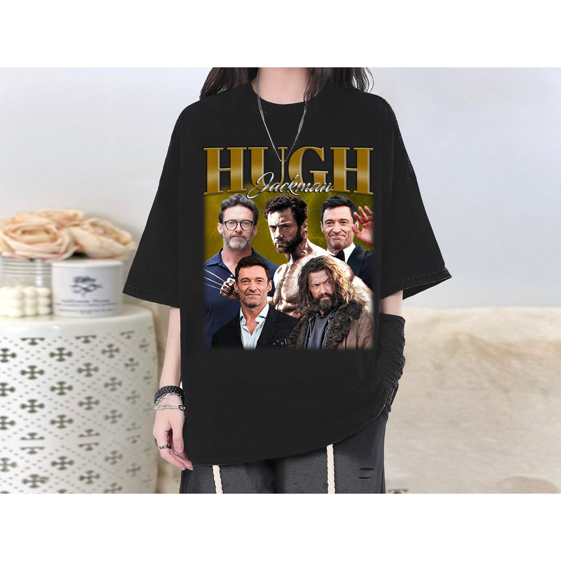 Retro Hugh Jackman Character T-Shirt, Hugh Jackman Tee, Hugh Jackman Hoodie, Hugh Jackman Sweater, Couples Shirt, Vintage tee Cute.jpg