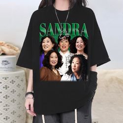 retro sandra oh t-shirt, sandra oh shirt, sandra oh tees, sandra oh homage, casual t-shirt, college shirt, adult t-shirt