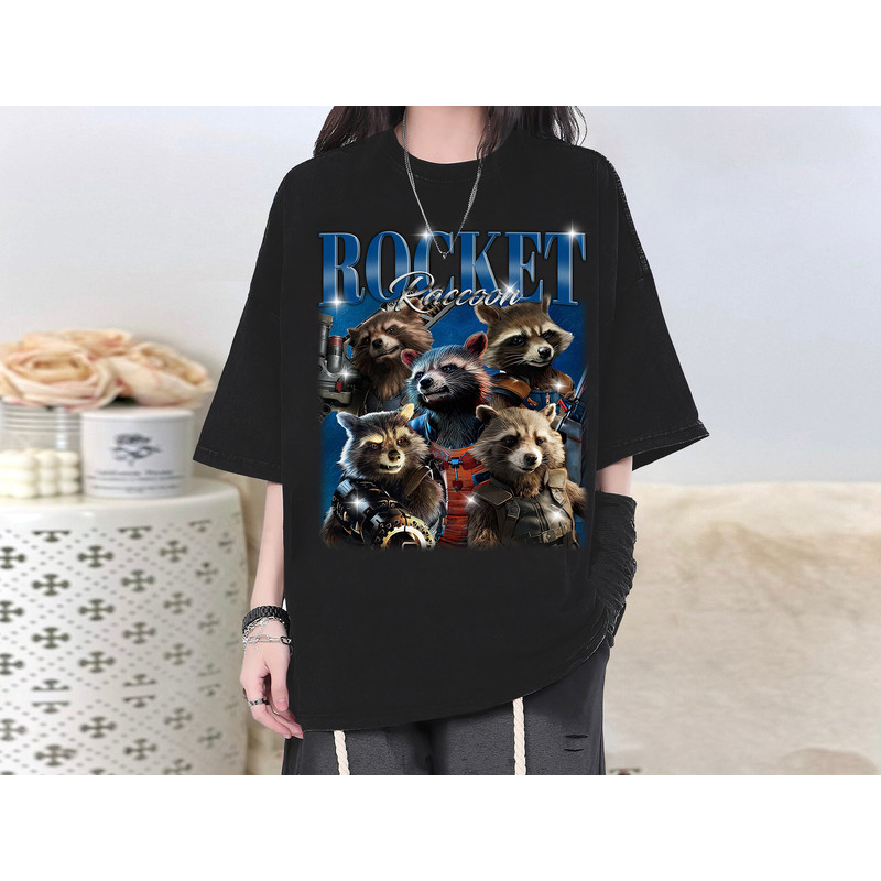 Rocket Raccoon T-Shirt, Rocket Raccoon Shirt, Rocket Raccoon Tees, Rocket Raccoon Homage, Trendy T-Shirt, Casual T-Shirt, College Shirt.jpg