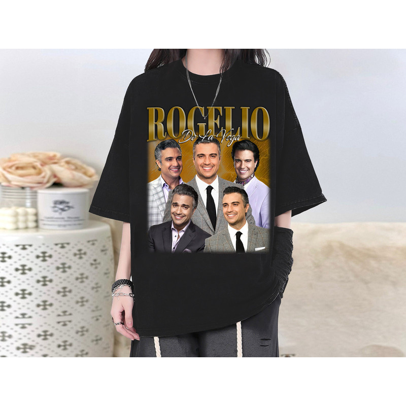 Rogelio De La Vega T-Shirt, Rogelio De La Vega Sweatshirt, Rogelio Fan Tee, Actor De La Vega Homage, De La Vega Retro 90s Sweater.jpg