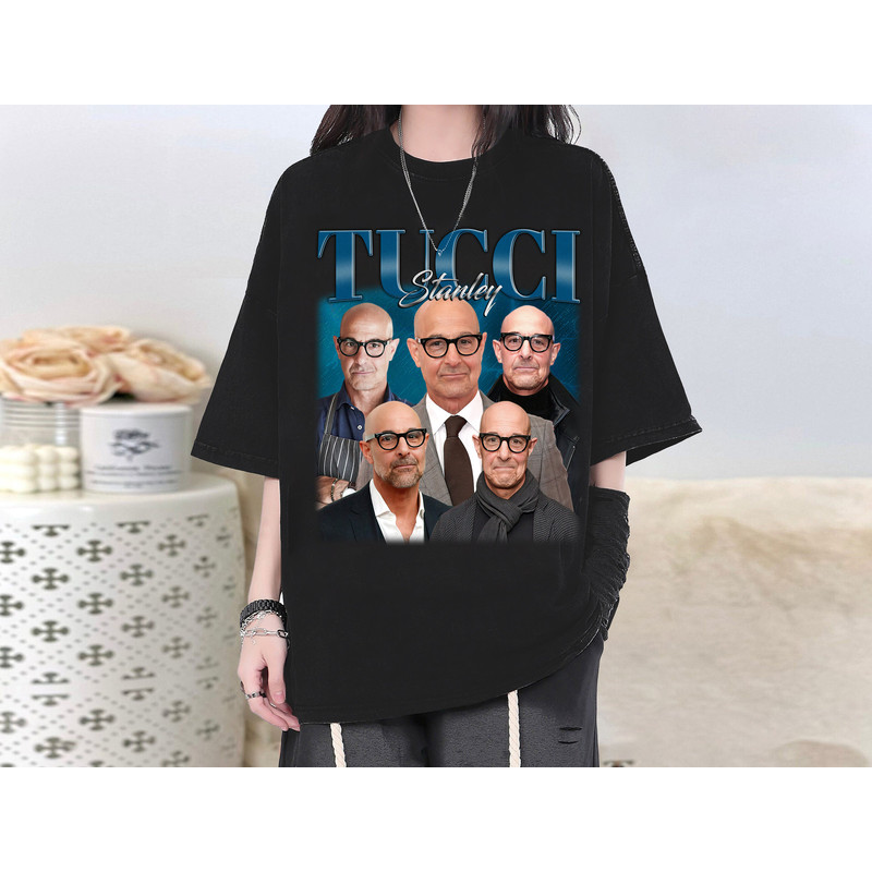 Stanley Tucci T-Shirt, Stanley Tucci Sweatshirt, Stanley Tucci Tee, Actor Stanley Tucci Homage, Stanley Tucci Sweater, Super Star Shirt.jpg