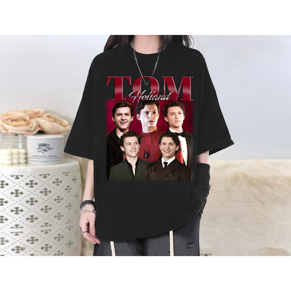 Tom Holland T-Shirt, Tom Holland Character, Tom Holland Tee, Actor Tom Holland Homage, Tom Holland Sweater, Super Star Shirt, College Shirt.jpg