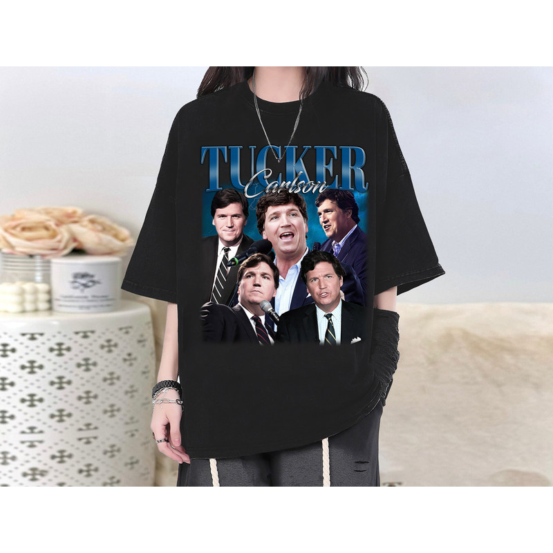 Tucker Carlson T-Shirt, Tucker Carlson Shirt, Tucker Carlson Tees, Tucker Carlson Homage, Casual T-Shirt, College Shirt, Adult T-Shirt.jpg