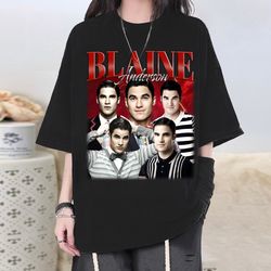 vintage blaine anderson shirt, blaine anderson t-shirt, blaine anderson tee, actor blaine anderson homage, blaine anders