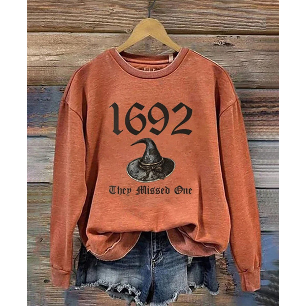 1692 They Missed One Two Tee, Salem Witch Shirt, Massachusetts Witch Trials Shirt, Spooky Season Shirt.jpg