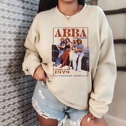 1979 abba tee, abba the tour t-shirt, abba band shirt