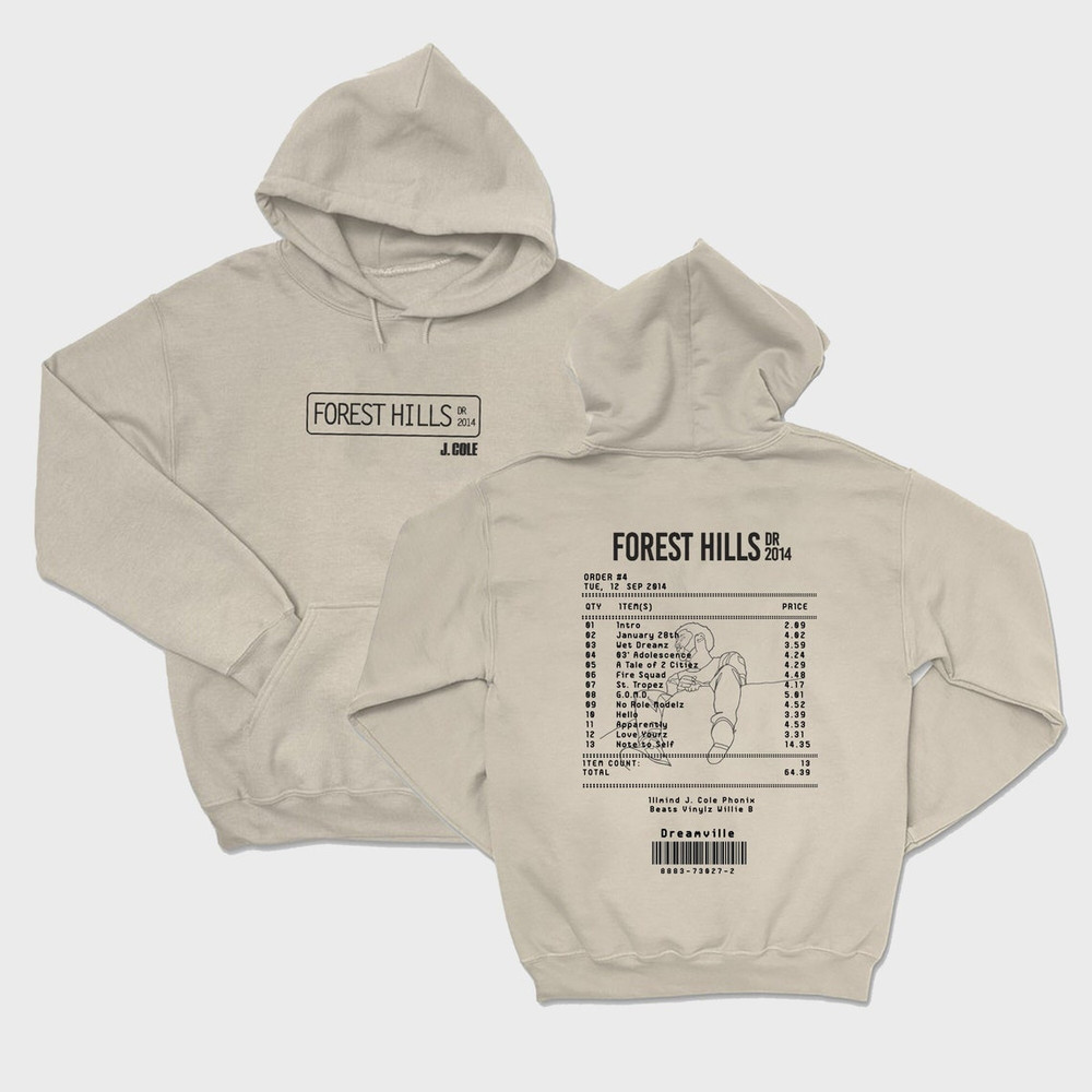 2014 forest hills drive tracklist J Cole inspired Shirt, J Cole Love you shirt, J Cole sweatshirt.jpg