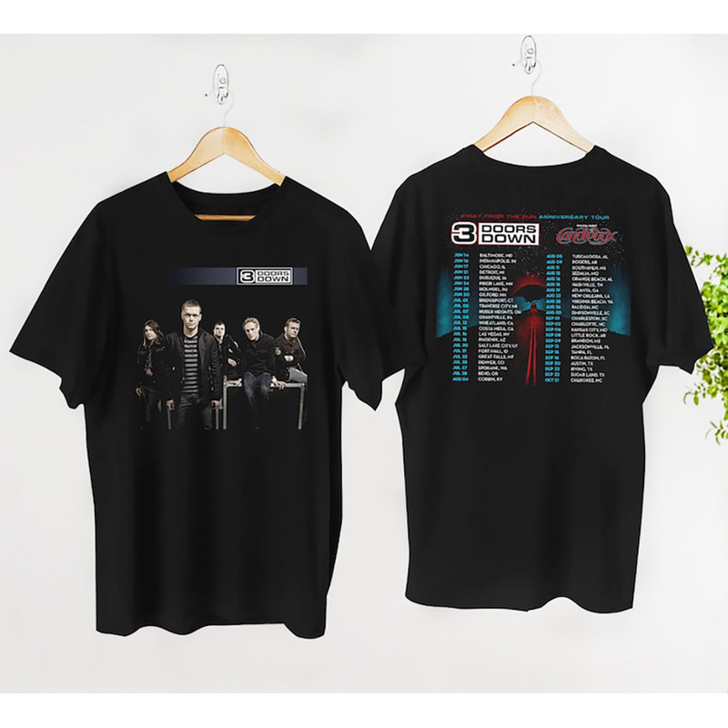 3 Doors Down Rock Band Concert, 3 Doors Down Tour 2023 Shirt.jpg