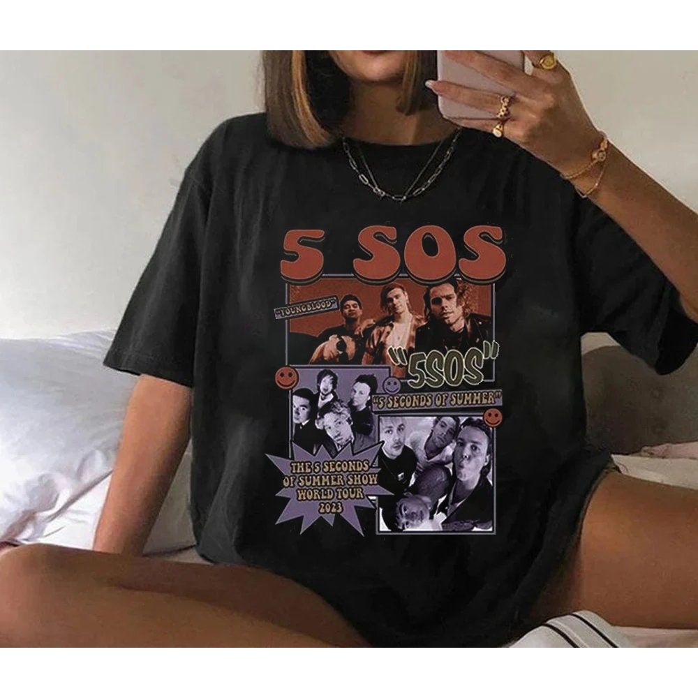 5 Seconds Of Summer Music Tour 2023 Shirt, 5Sos Album Vintage Show World Sweatshirt, 5 Seconds Tour Music 2023 shirt.jpg