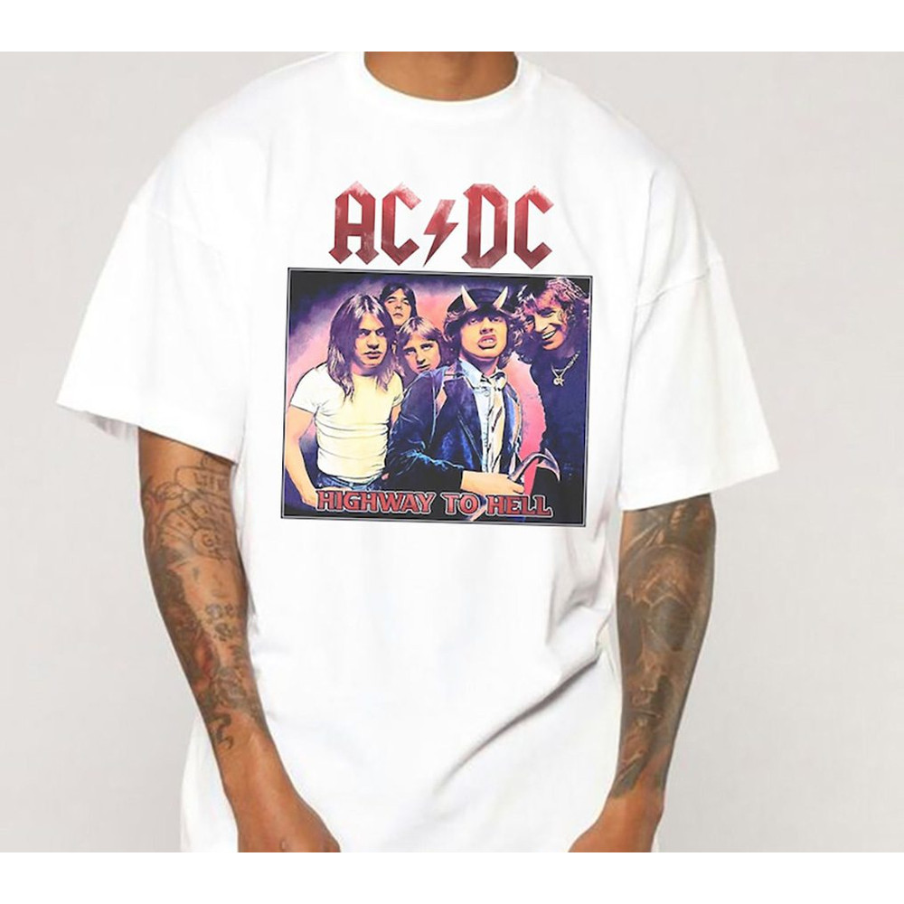 ACDC Shirt, ACDC Unisex Tshirt, Acdc Band 50th Anniversary 1973 Shirt.jpg