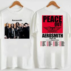 aerosmith 2023 tour shirt, aerosmith peace out farewell tour t-shirt