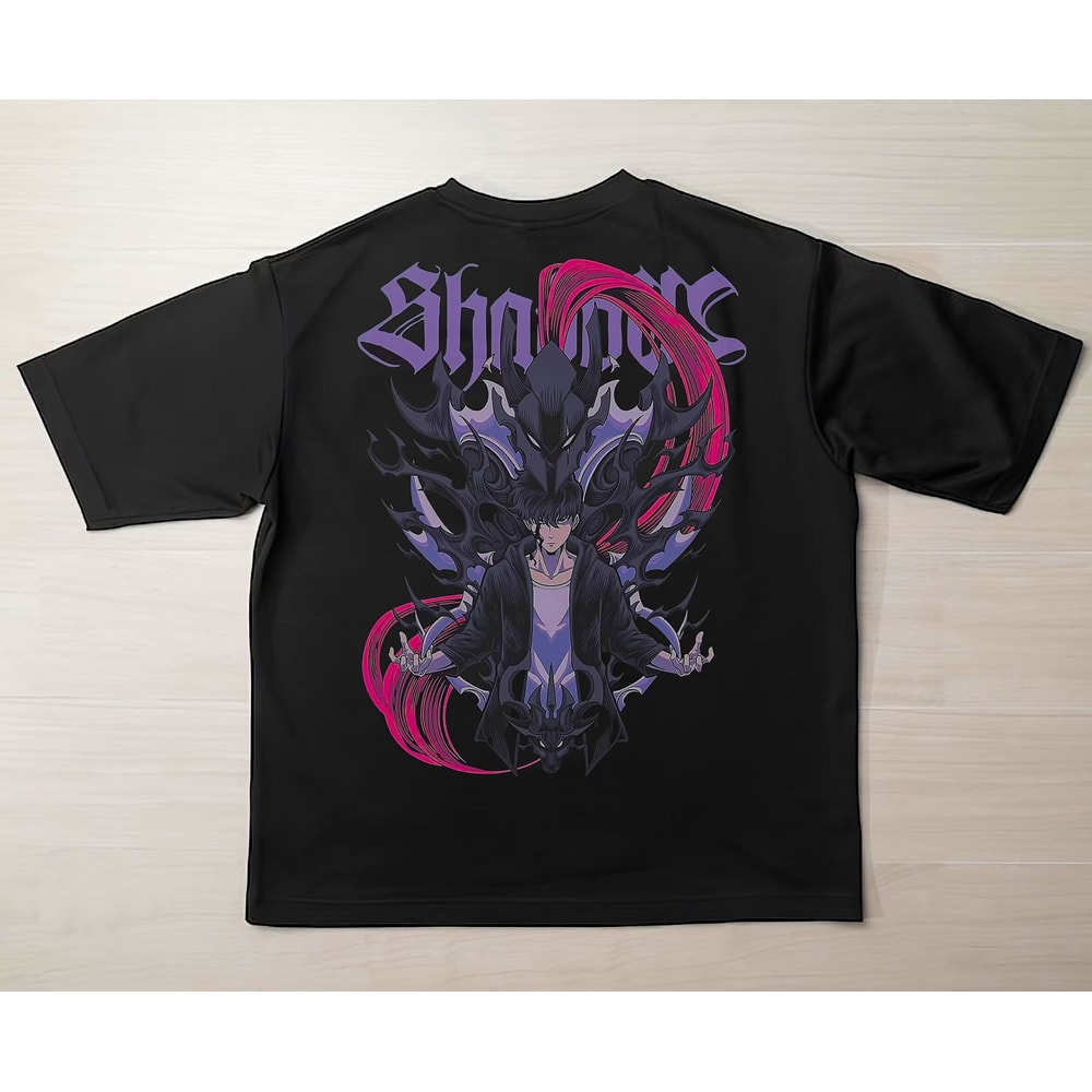 Shadow Monarch T-Shirt ,Anime Unisex T-Shirt, Sung Jinwoo.jpg