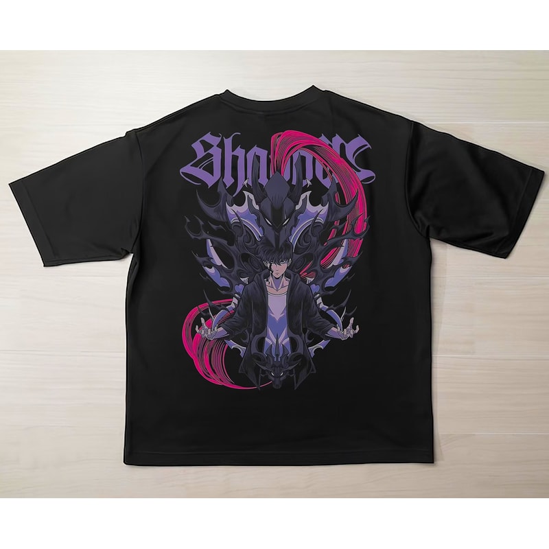 Shadow Monarch T-Shirt ,Anime Unisex T-Shirt, Sung Jinwoo.jpg